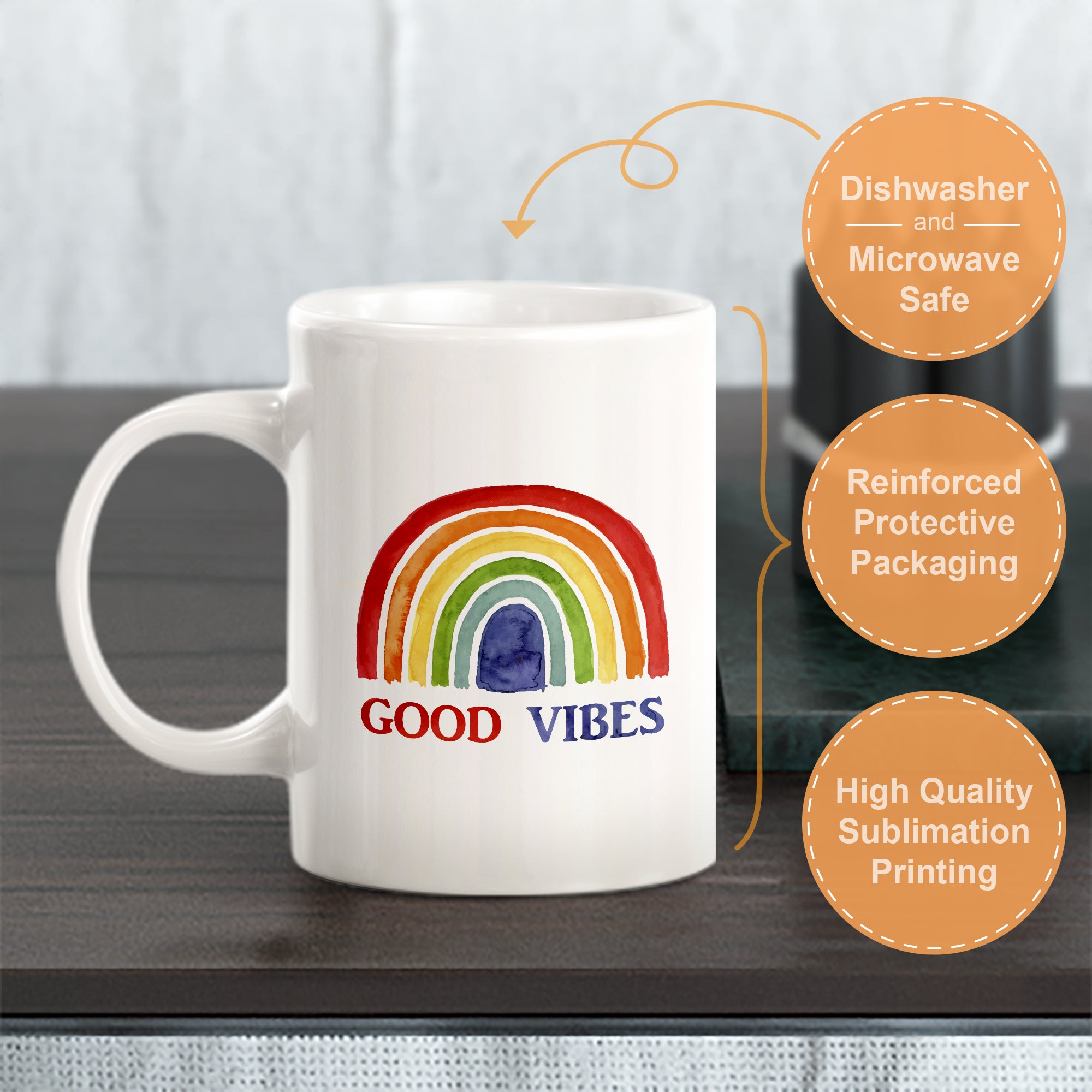 Good Vibes Coffee Mug