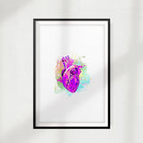 Love In Color UNFRAMED Print Anatomy Wall Art