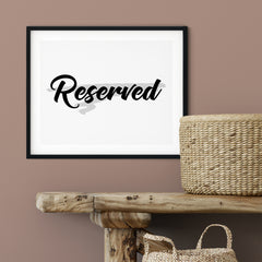 Reserved UNFRAMED Print Food & Drink Decor Wall Art