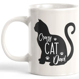 Crazy Cat Dad Coffee Mug