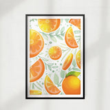Orange Segments UNFRAMED Print Fruit Wall Art