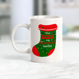 You Rock My Christmas Socks Christmas Coffee Mug