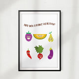 Days Of The Week By Emoji UNFRAMED Print Emoji Wall Art