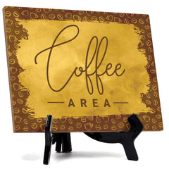 Signs ByLITA Coffee Area, Table Sign (8 x 6")