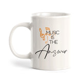 Music Is The Answer Coffee Mug