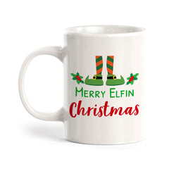 Merry Elfin Christmas Coffee Mug