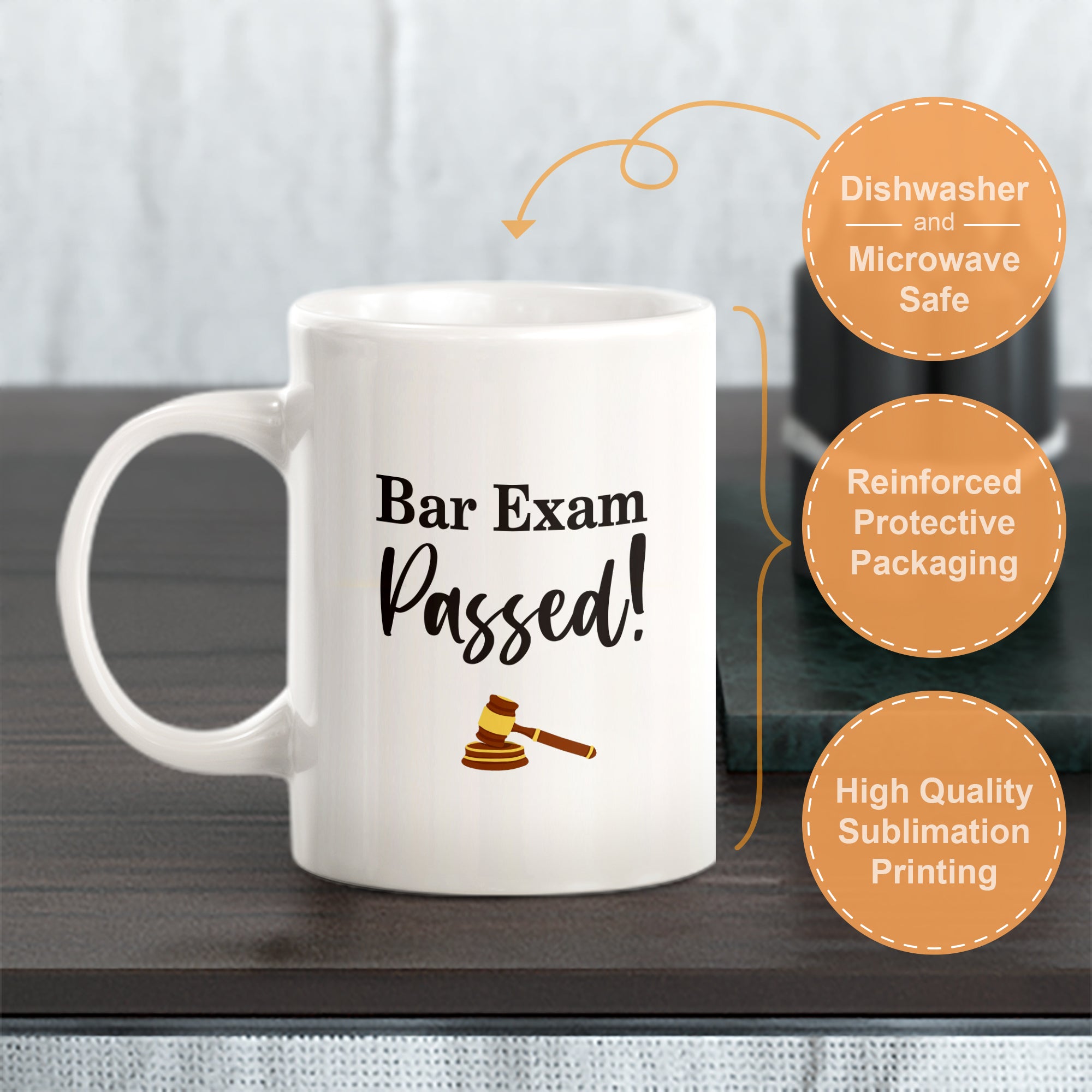 Bar Exam Passed! Coffee Mug