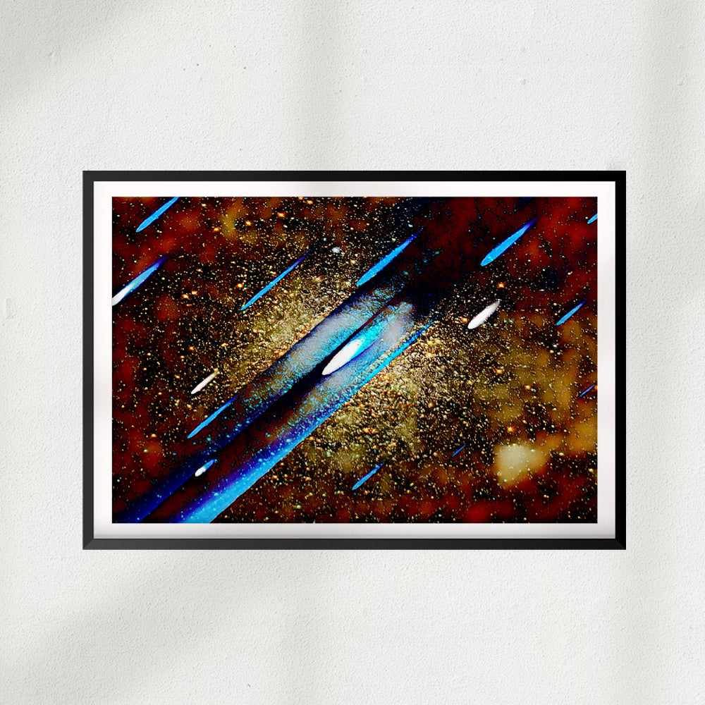 Shooting Stars UNFRAMED Print Space Wall Art