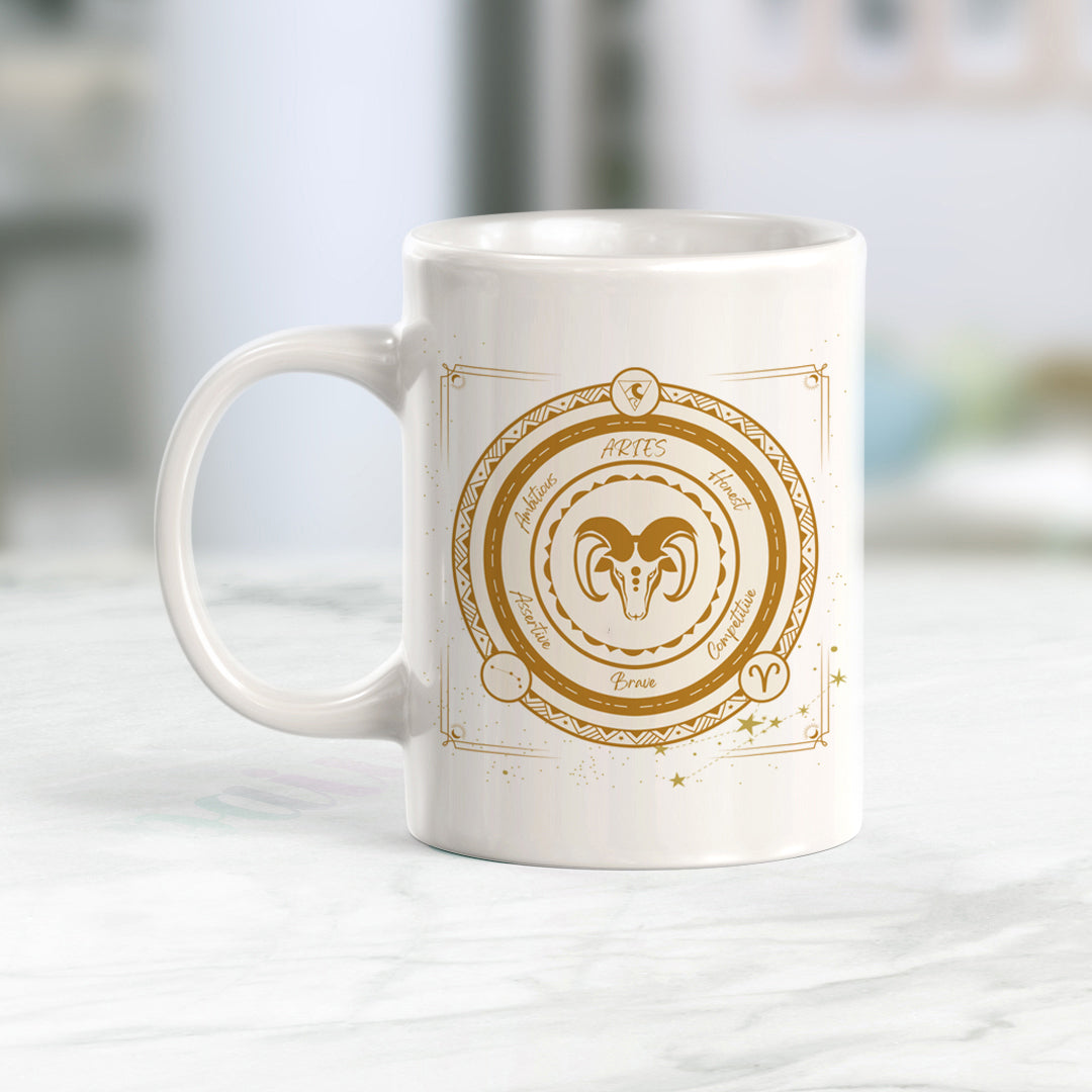 Aries Zodiac Sign Coffee Mug