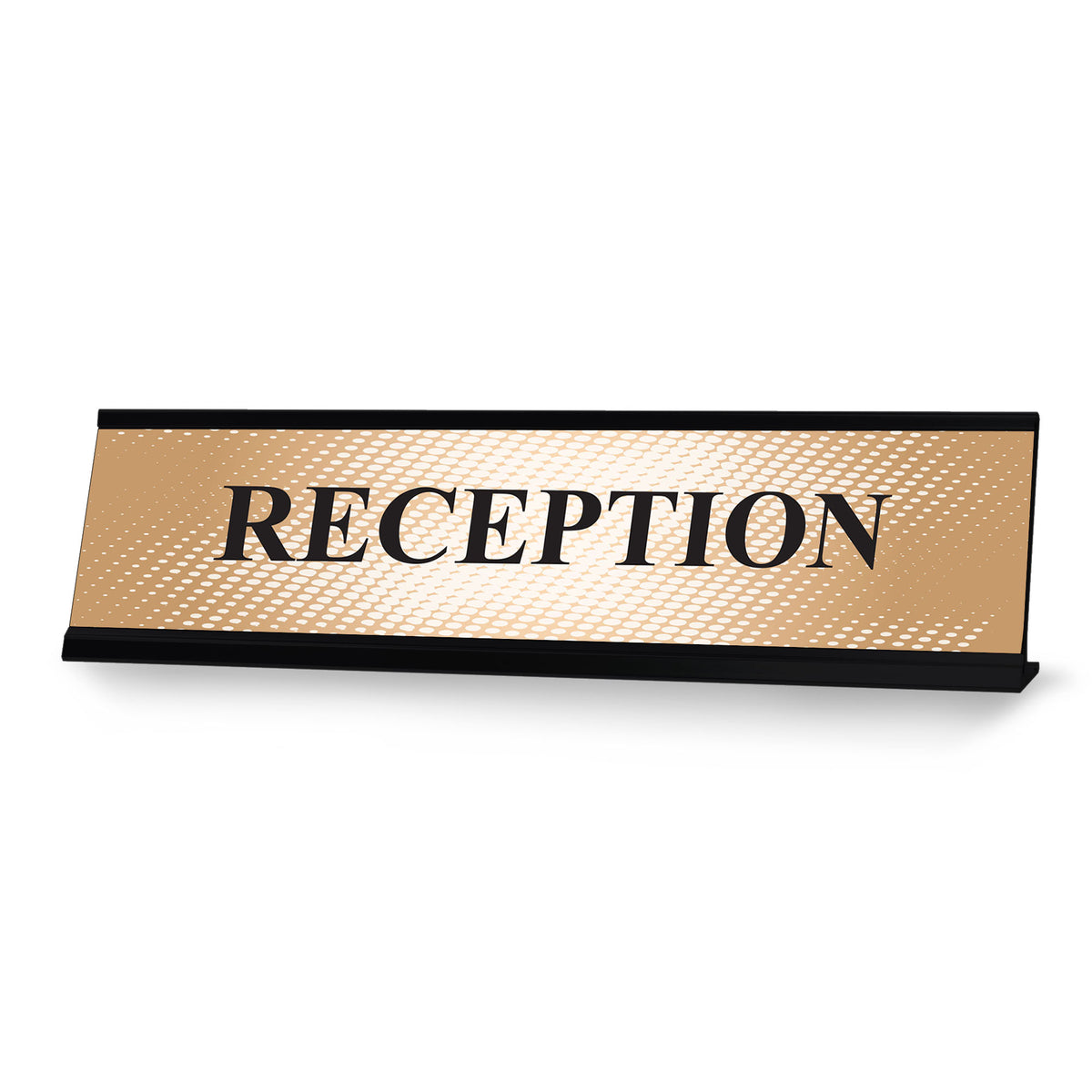 Reception, Designer Series Desk Sign, Novelty Nameplate (2 x 8")