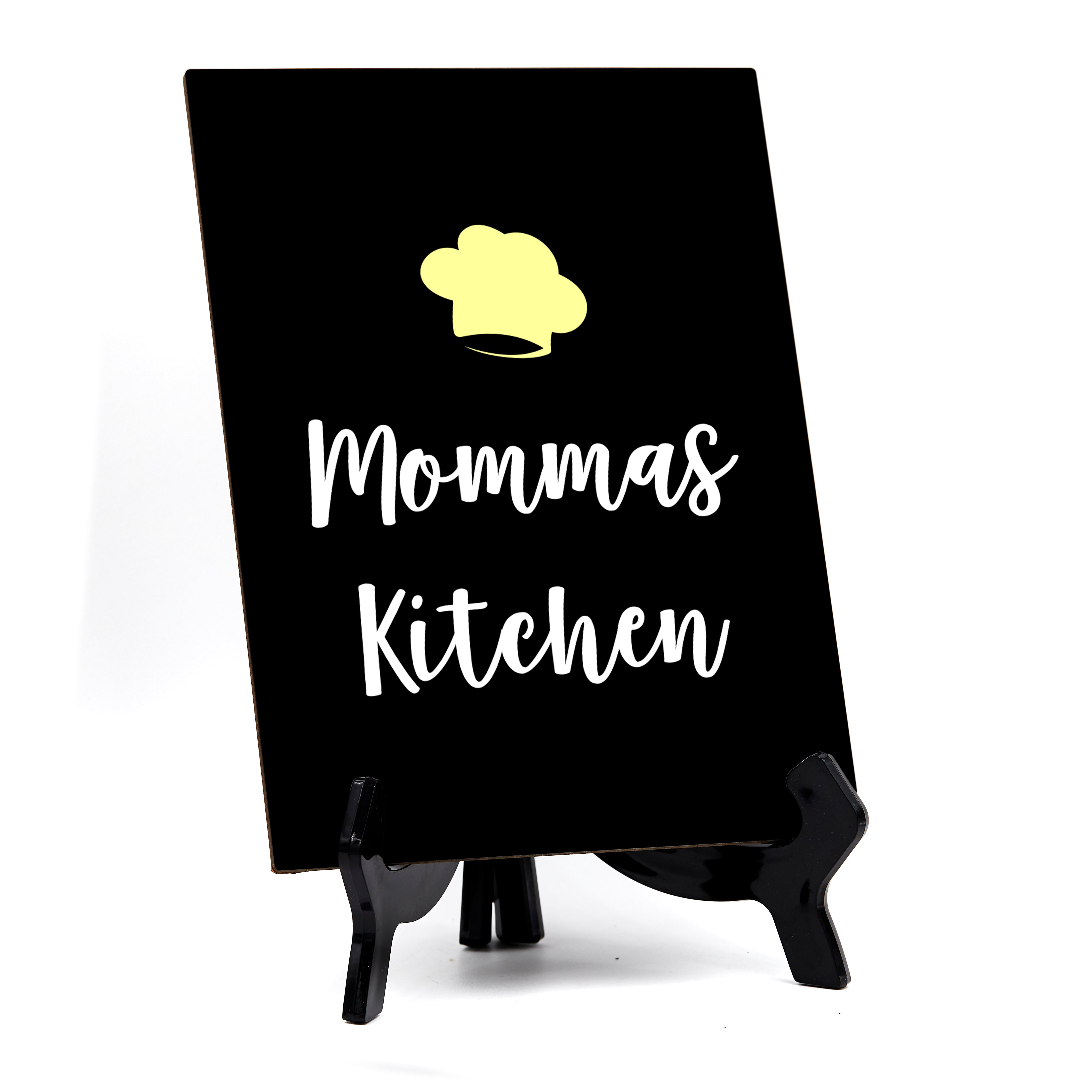 Signs ByLITA Mommas Kitchen, Table Sign, 6" x 8"