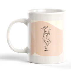 Eagle Pose Yoga Coffee Mug