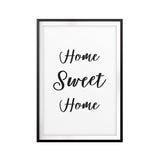 Home Sweet Home UNFRAMED Print Home Decor Wall Art