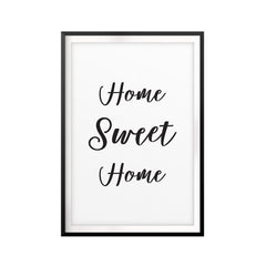Home Sweet Home UNFRAMED Print Home Decor Wall Art