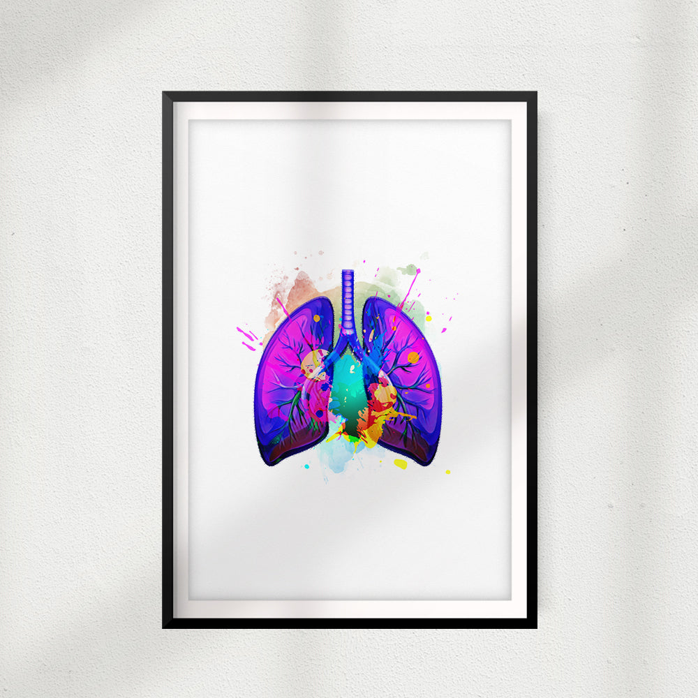 Neon Lungs UNFRAMED Print Anatomy Wall Art – Designs ByLITA neon-lungs-unframed-print-anatomy-wall-art-designs-bylita