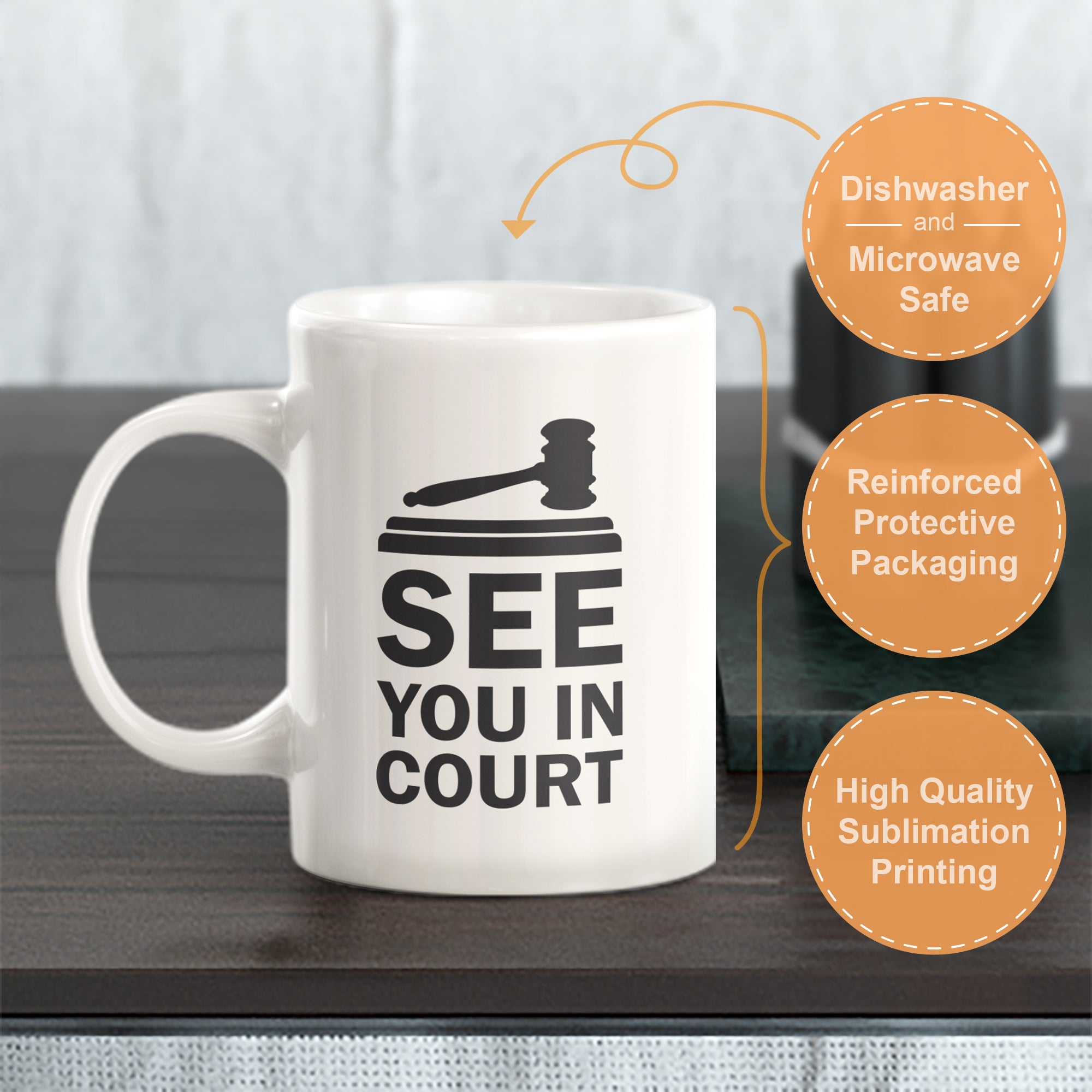 See You In Court Coffee Mug