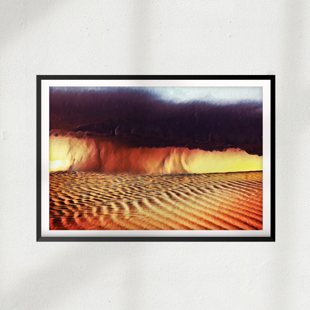 Desert Storm UNFRAMED Print Nature Wall Art