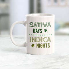 Sativa Days Indica Nights Coffee Mug