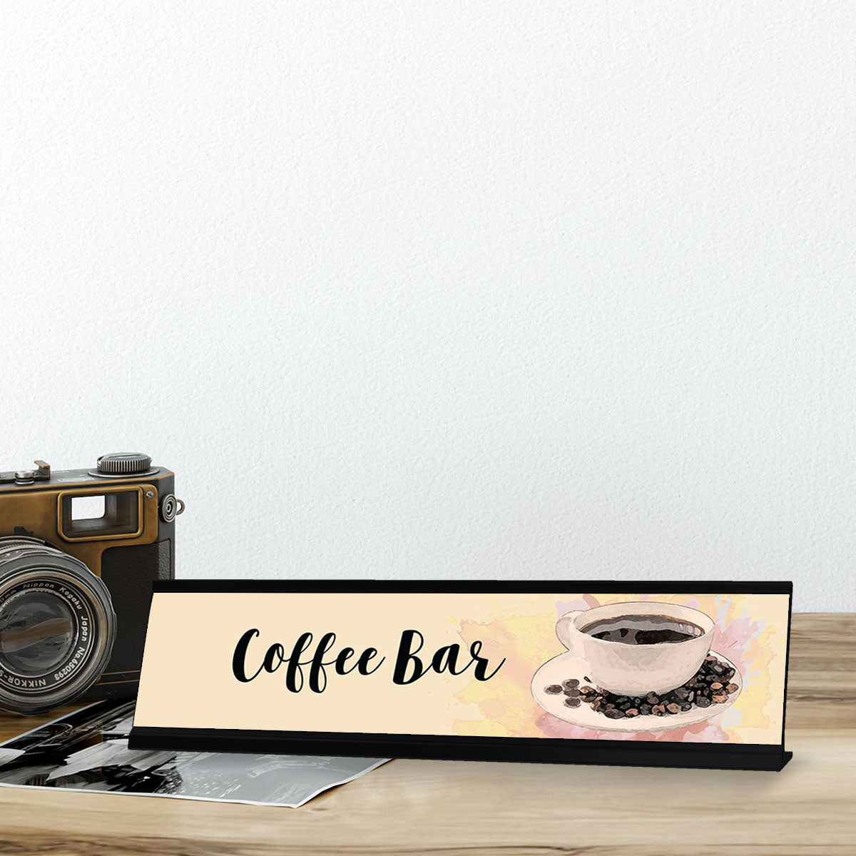 Coffee Bar, Designer Series Desk Sign Nameplate (2 x 8")