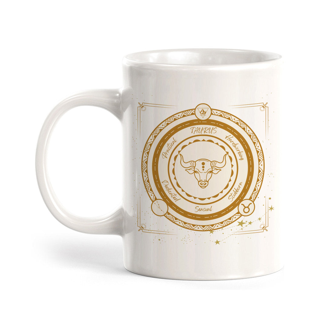 Taurus Zodiac Sign Coffee Mug