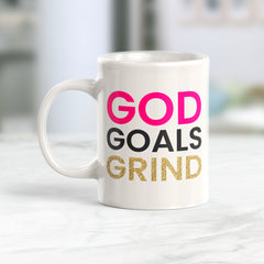 God Goals Grind Coffee Mug