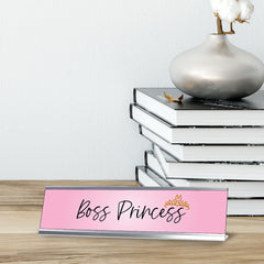 Boss Princess Desk Sign (2 x 8")