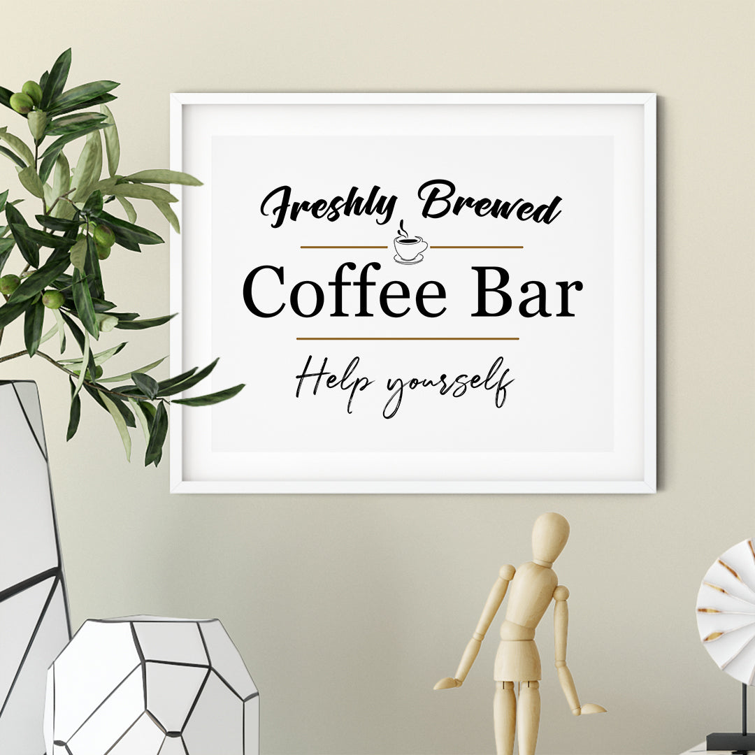 freshly-brewed-coffee-bar-help-yourself-unframed-print-coffee-bar-deco-designs-bylita for Free Printable Coffee Bar Sign Freshly Brewed Coffee Bar Help Yourself UNFRAMED Print Coffee Bar Deco – Designs ByLITA for Free Printable Coffee Bar Sign