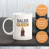 Sales Queen Stick People Design Coffee Mug