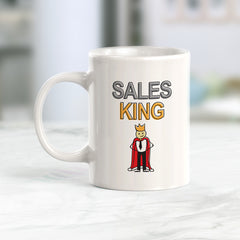 Sales King Stick People Design Coffee Mug