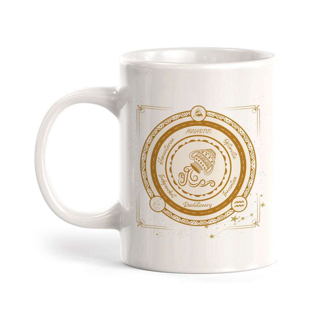Aquarius Zodiac Sign Coffee Mug