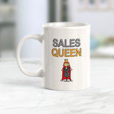 Sales Queen Stick People Design Coffee Mug