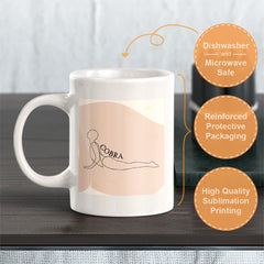 Cobra Pose Yoga Coffee Mug
