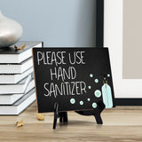 Signs ByLITA Please Use Hand Sanitizer, Hygiene Sign, 6" x 8"
