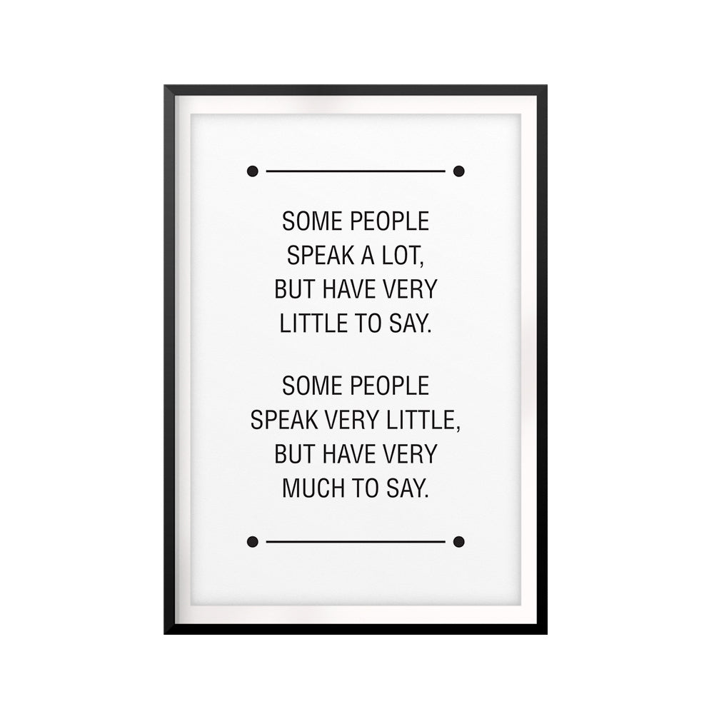 Inspiration For Introverts UNFRAMED Print Quote Wall Art