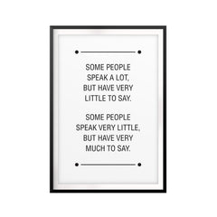 Inspiration For Introverts UNFRAMED Print Quote Wall Art