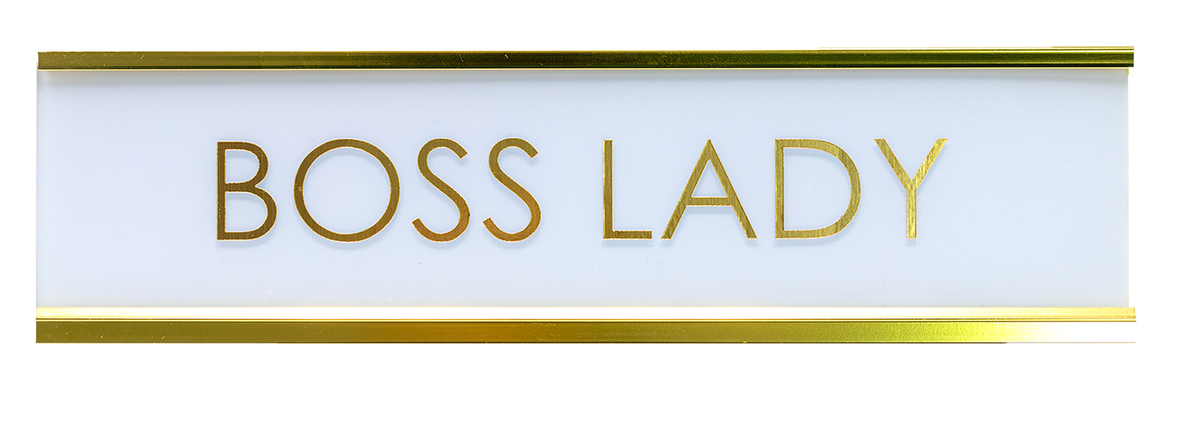 Boss Lady Novelty Desk Sign