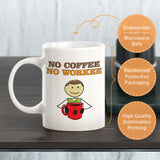 No Coffee No Workee Stick People Design Coffee Mug