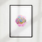 Think In Color UNFRAMED Print Anatomy Wall Art