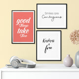 Small Advice Wall Art UNFRAMED Print (3 Pack)