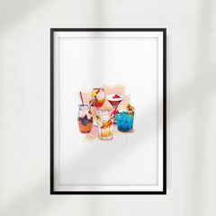 Choose Your Cocktail UNFRAMED Print Drinking Wall Art