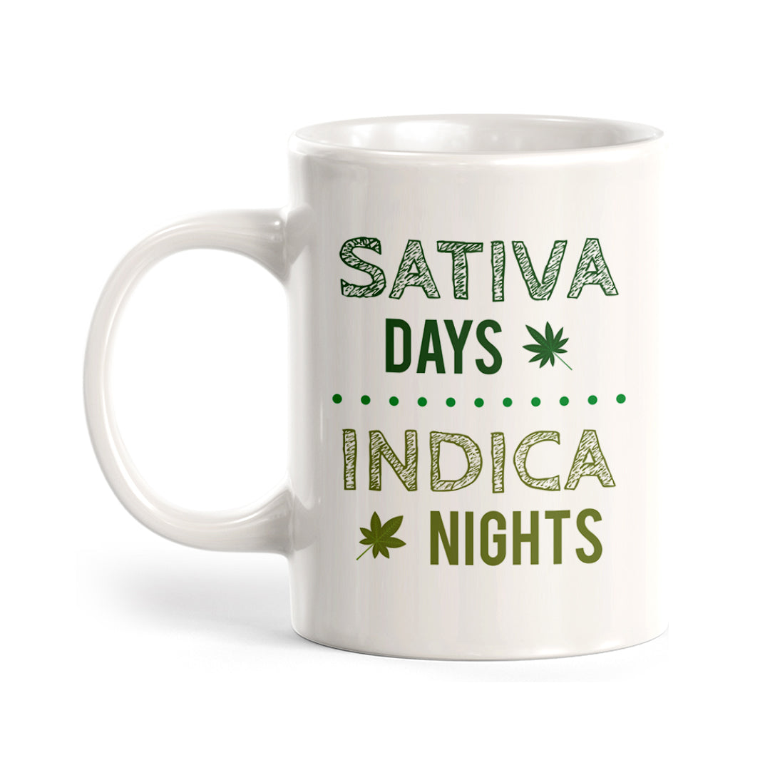 Sativa Days Indica Nights Coffee Mug