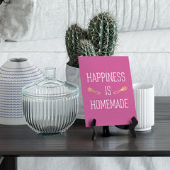 Signs ByLITA Happiness Is Homemade, Table Sign, 6" x 8"