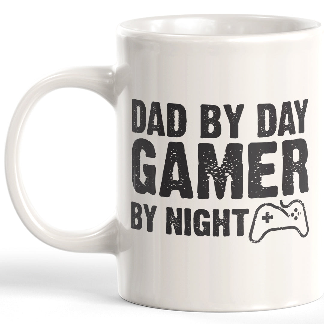Dad By Day Gamer By Night Coffee Mug