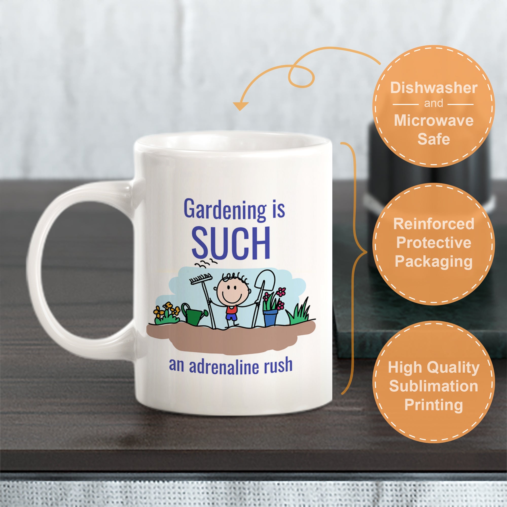 Gardening is SUCH an Adrenaline Rush Coffee Mug