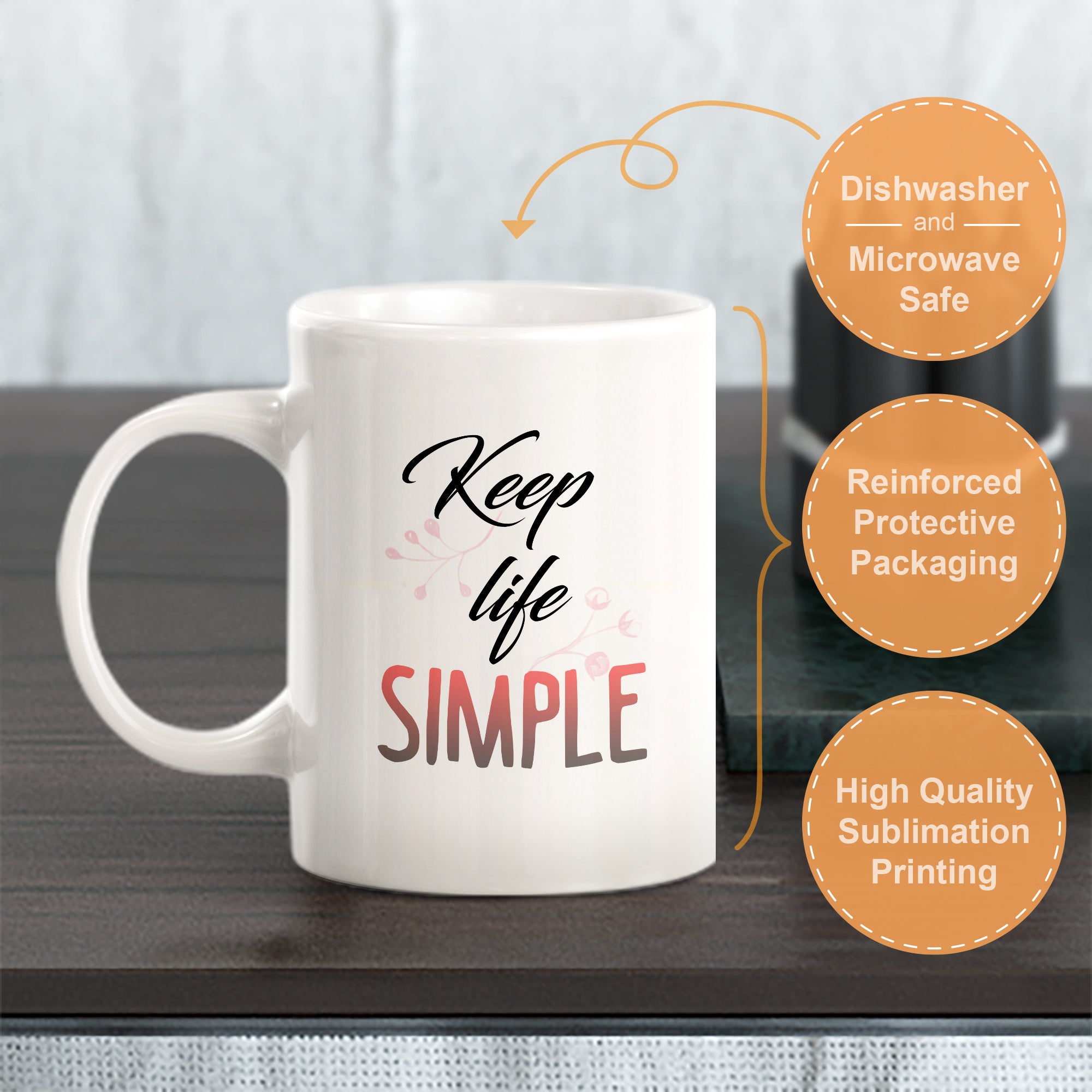 Keep Life Simple Coffee Mug