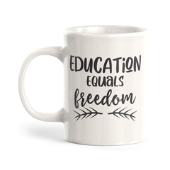 Education = Freedom Coffee Mug