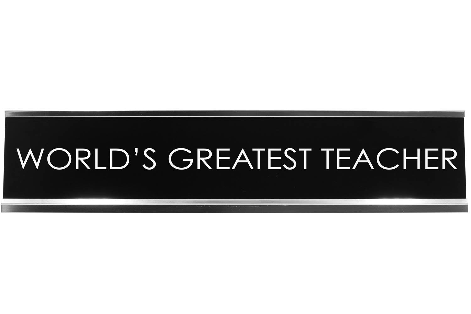 World'S Greatest Teacher Novelty Desk Sign