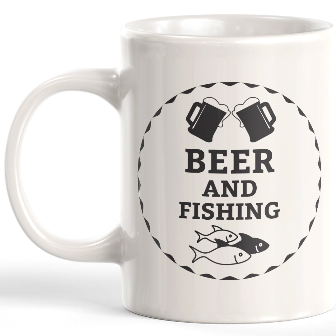 Beer And Fishing Coffee Mug