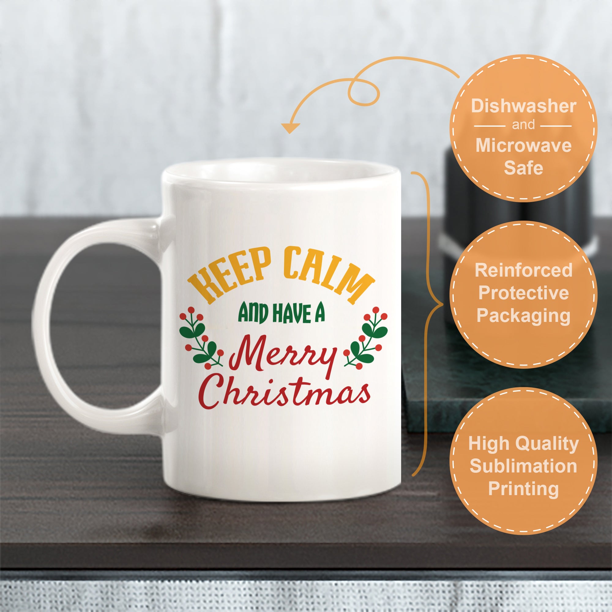 Keep Calm And Have A Merry Christmas Coffee Mug