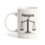 I Always Read the Fine Print #lawyers Coffee Mug